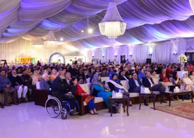 Members audience seated at An Evening With Anwar Masood, Jacaranda Family Club