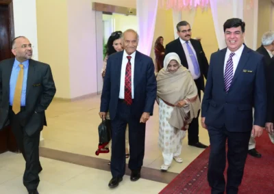 Members walking through Jacaranda Family Club corridor
